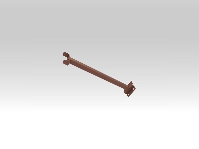 Wandhalterarm Farbe dunkelbraun. - Bild 1