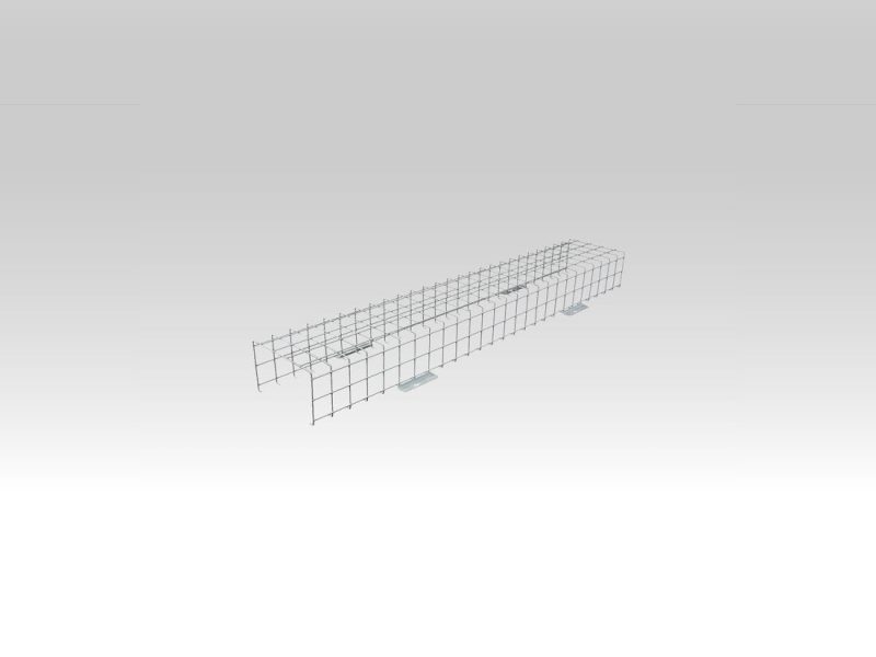 Schutzgitter 145 x 1272 mm aus verzinktem Stahl. - Bild 1