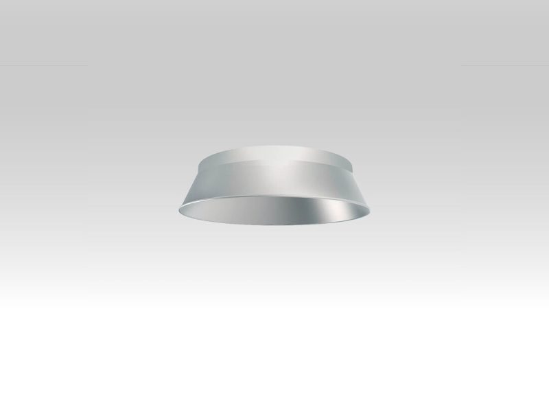 Reflektor UGR<22 aus eloxiertem Aluminium mit hochglanzpolierter Oberfläche und hohem Lichtrückwurf. - Bild 1