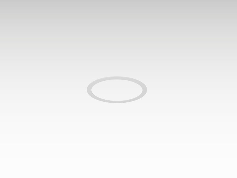 Rundblende Ø 140 mm für Strahler 120 mm weiß. - Bild 1