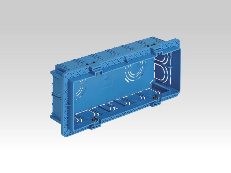 Unterputzkasten 506 aus Kunststoff für 6 Module Baureihe Wohnbereich. - Bild 1