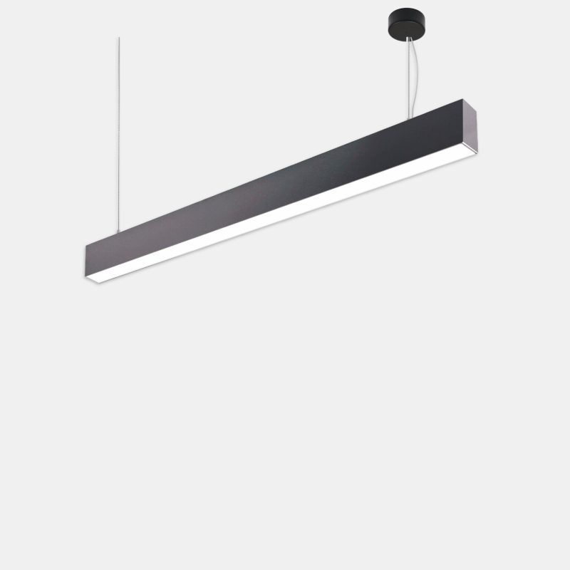 Pendelleuchte 2007 AGAPE 2 (C3) 120W 4000K CRI 90 Schwarz symmetrisch breitstrahlend DALI 2 + em. 1h (6P+T) - Bild 1