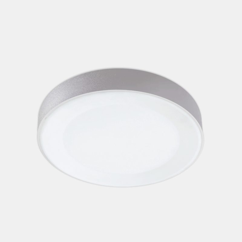 Wand- und Deckenleuchte 7012 ZOE (G3) 15W 3000K Grau symmetrisch weitstrahlend em. 1h - Bild 1