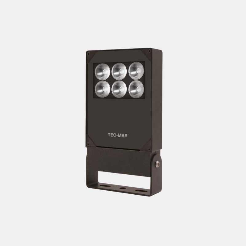 Flutlichtstrahler 7127 FOX 2 (C1) 60W RGB+whiteK Anthrazit symmetrisch engstrahlend external gateway - Bild 1