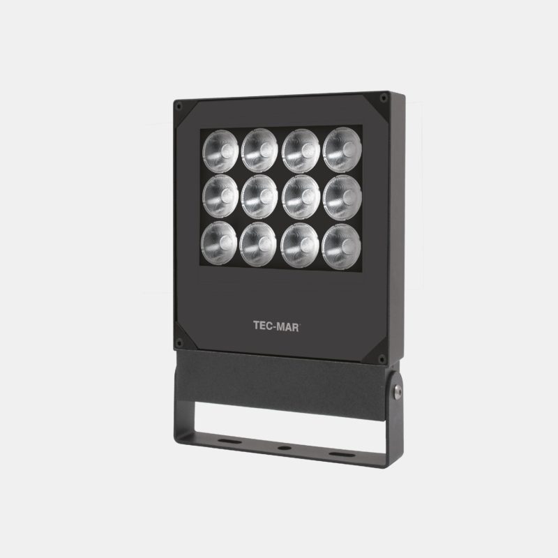 Flutlichtstrahler 7128 FOX 3 (C1) 120W RGB+whiteK Anthrazit symmetrisch engstrahlend external gateway - Bild 1