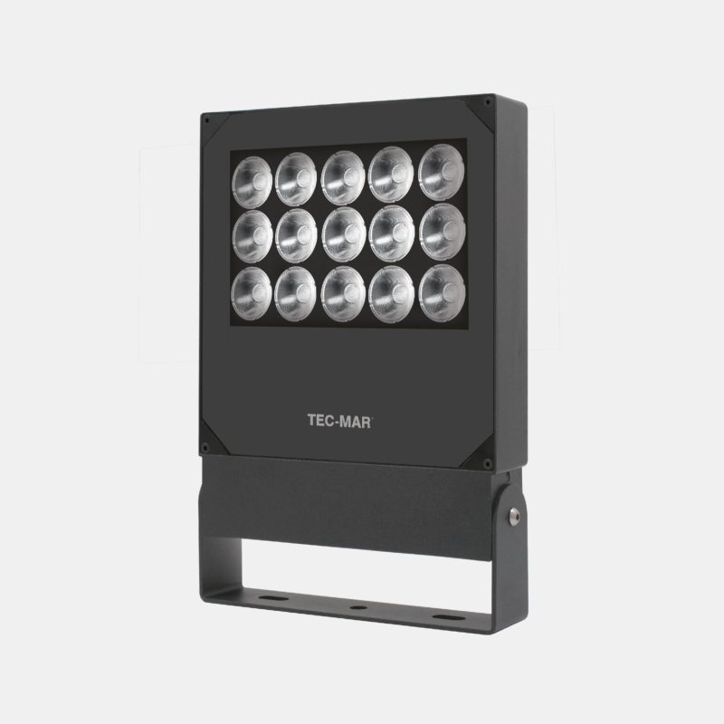 Flutlichtstrahler 7129 FOX 4 (E1) 180W RGB+whiteK Anthrazit symmetrisch engstrahlend external gateway - Bild 1