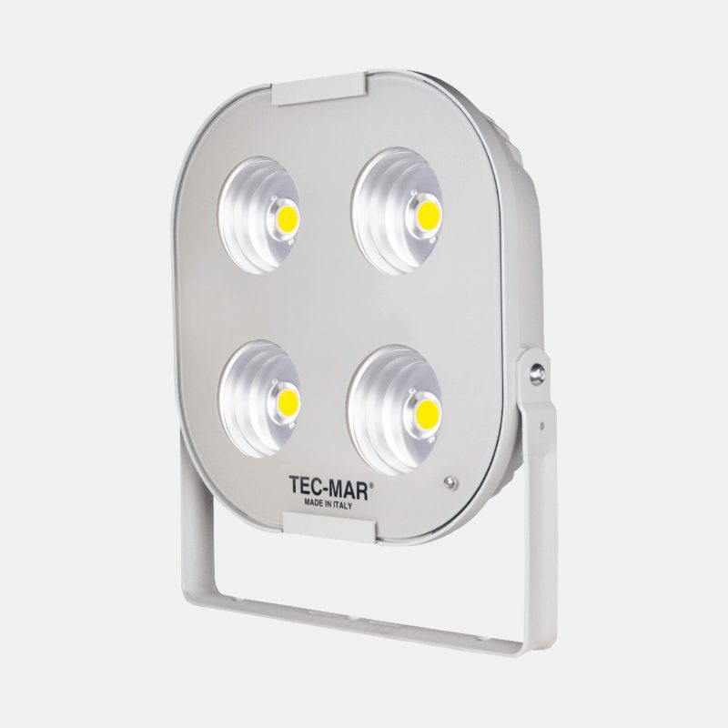 Flutlichtstrahler 8032 LORD 4 (PR) 200W 5700K CRI 90 Silber symmetrisch breitstrahlend Glas satiniert - Bild 1