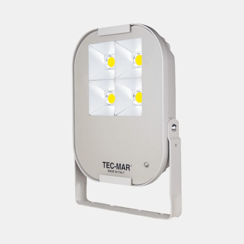 Flutlichtstrahler 8037 LORD HP (PR) 185W 4000K Silber symmetrisch breitstrahlend Glas satiniert - Bild 1