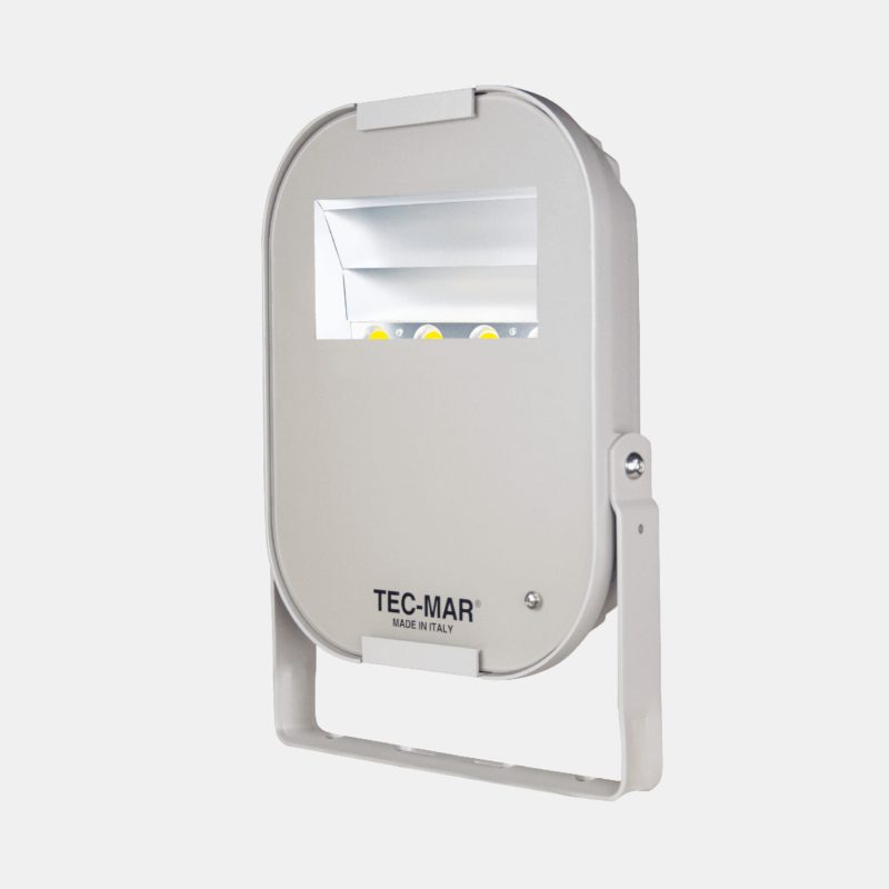 Flutlichtstrahler 8037 LORD HP (RR) 80W 3000K Silber asymmetrisch breitstrahlend em. 1h - Bild 1