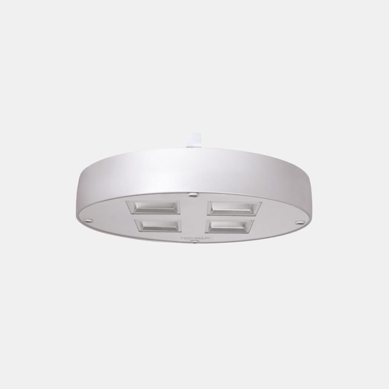 Pendelleuchte 8408 PIER HT (S5) 190W 3000K Silber symmetrisch breitstrahlend Glas satiniert - Bild 1