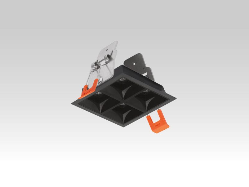 Downlight 6010 OSLO (2N) 8W 3000K matt schwarz symmetrisch gleichmäßig CASAMBI