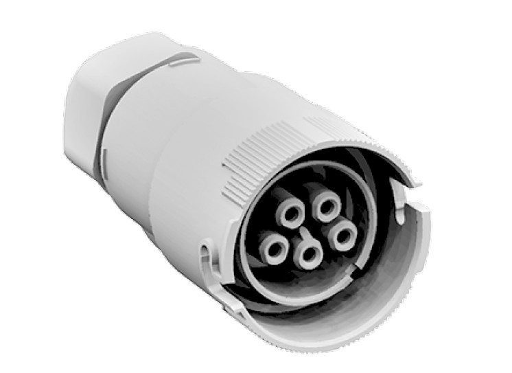 TEC-MAR Quick Connect | Buchse | 16A 250V | IP66 | 1-2,5mm | 5-Polig DALI - Bild 1