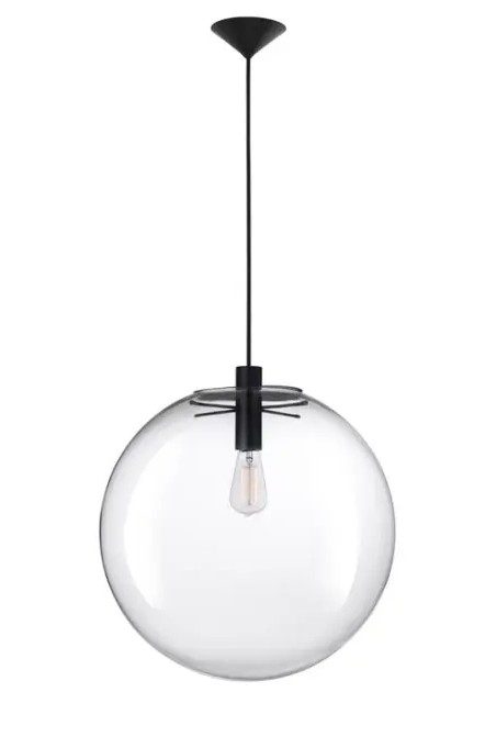 Pendelleuchte OVVIO 50cm - Glaskugel fuer E27 - Bild 1