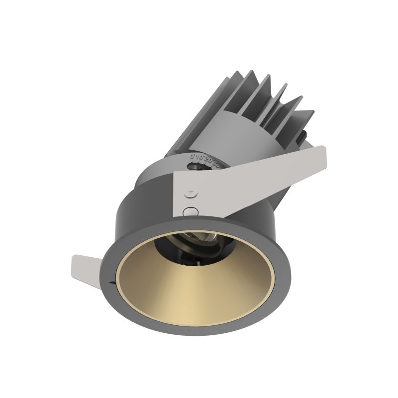 Design Downlight Einbauleuchte, d78, direkt, 3000K, CRI> 90, DALI, Basic, schwarz - Bild 1