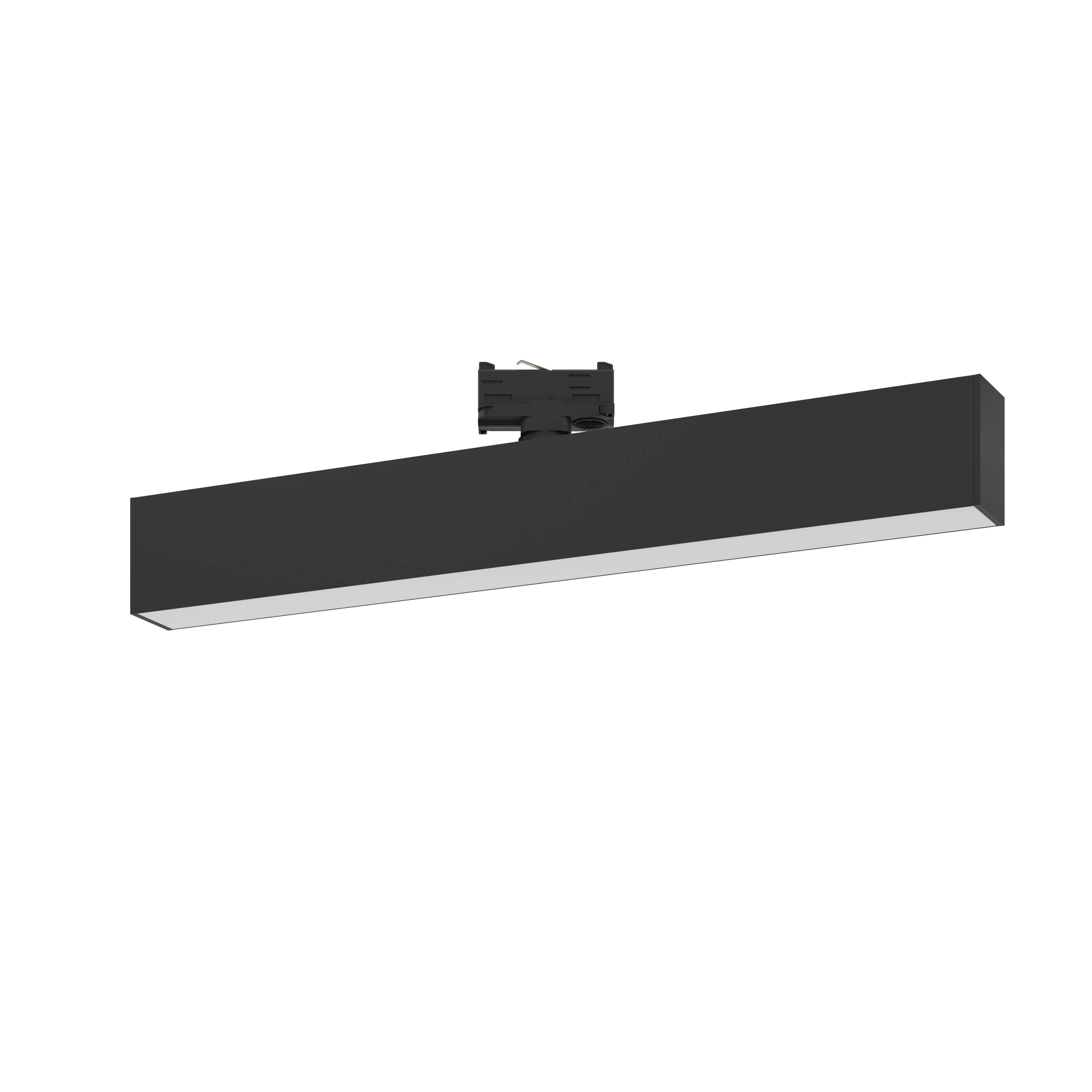 LINEO 50 3-Phasen Schienensystem, 614, direkt, 3000K, opal, CRI> 80, on/off, Efficiency , schwarz