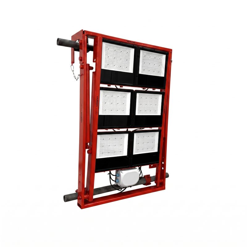 Kranschweinwerfer StackBeam ROT, 900W, CCT (3000 - 5000K), asymmetrisch, IP65, IK08, Kranhalterung integriert - Bild 1