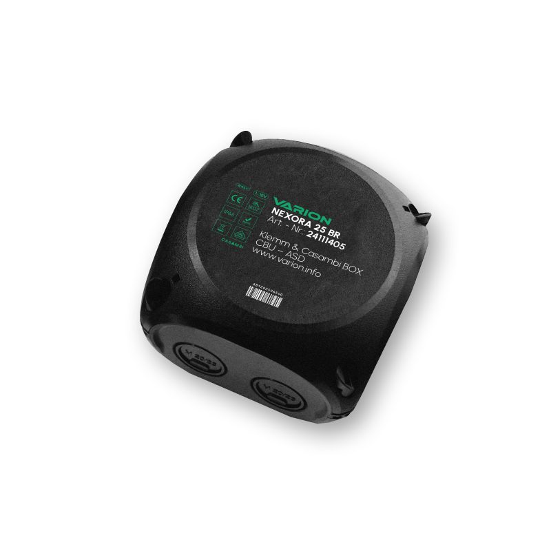 NEXORA 27BR Casambi CBU-ASD Klemmbox (5-pol. Klemmleiste. Relais 16A). Schwarz - Bild 1
