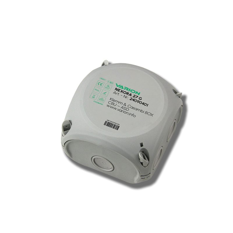 NEXORA 27G Casambi CBU-ASD Klemmbox (5-pol. Klemmleiste). Grau - Bild 1