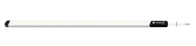 Schubladenleuchte 60 mit Abstandsregelung, 292 lm, 5,3 Watt, 3000 Kelvin Warmweiß, Ra90, 560x9,6x17,5mm inkl. 2m Kabel Mini Quick Connect Stecker - STRASSER - Bild 1