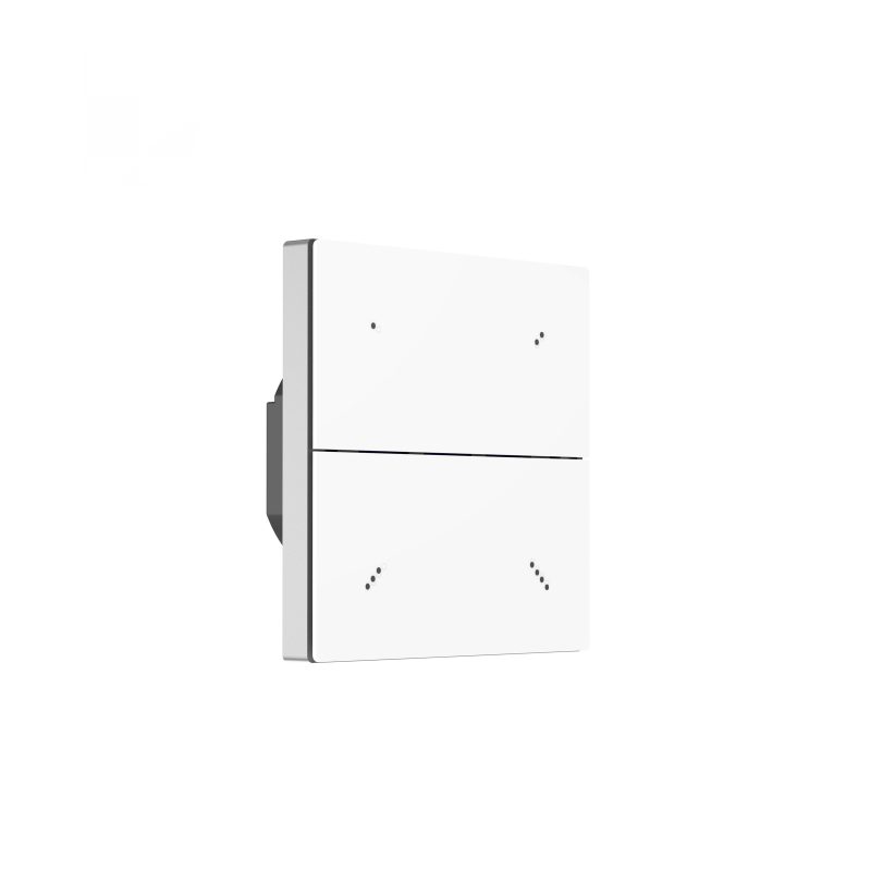 CASAMBI Wandschalter 230V. 4-fach. Glas. inkl. Relais (1.3A). weiss - Bild 1